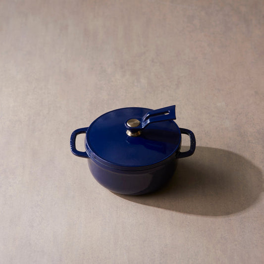 期間限定販売【オーブンポット2 BECCIU.Limited】MINI 14cm(オーシャンネイビー×ベージュ)