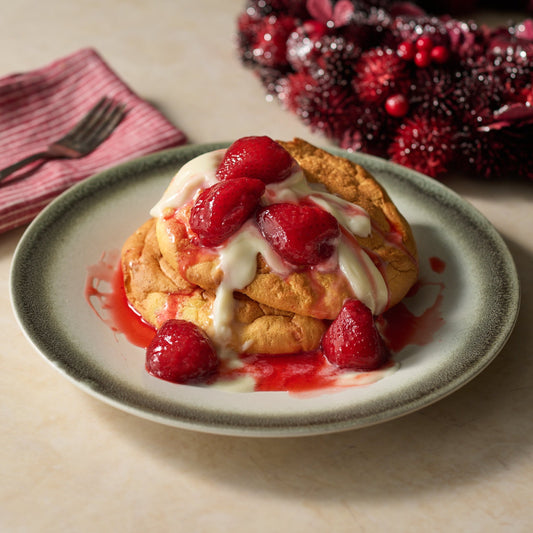 数量限定販売|オリジナルパンケーキ White chocolate&strawberry