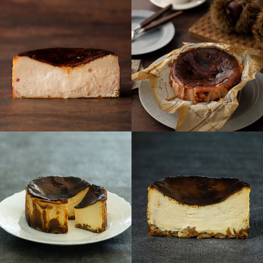 <お得なシーズンフレーバー2個セット> バスクチーズケーキ(キャラメルナッツ・マロン)