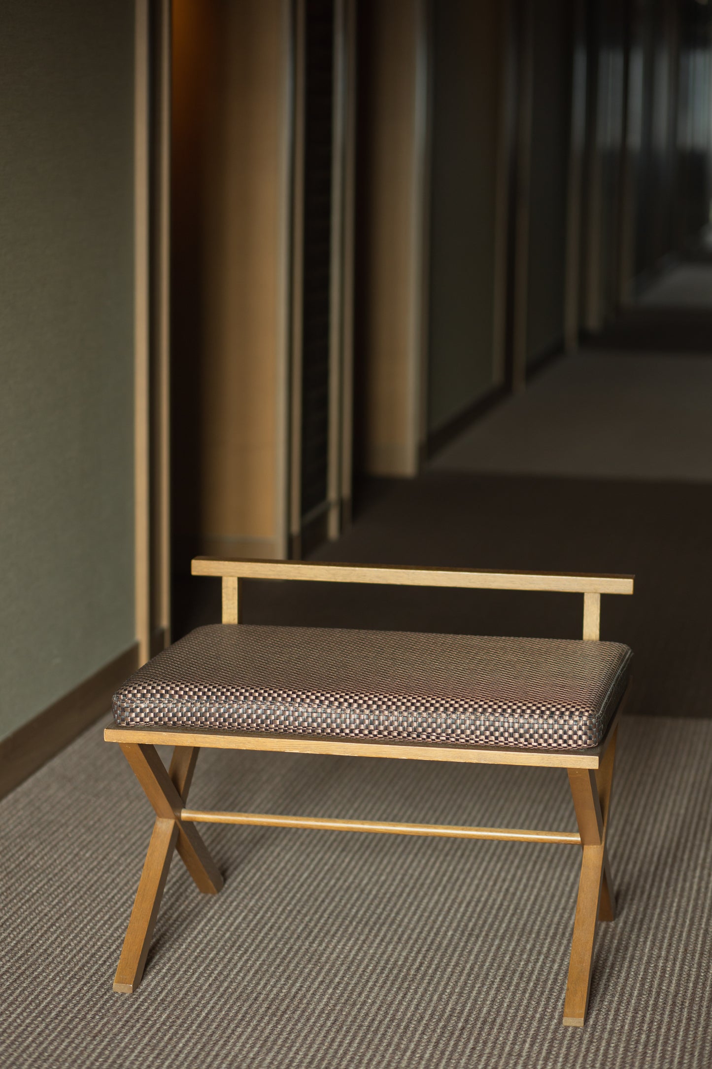 Original luggage rack from Oriental Hotel