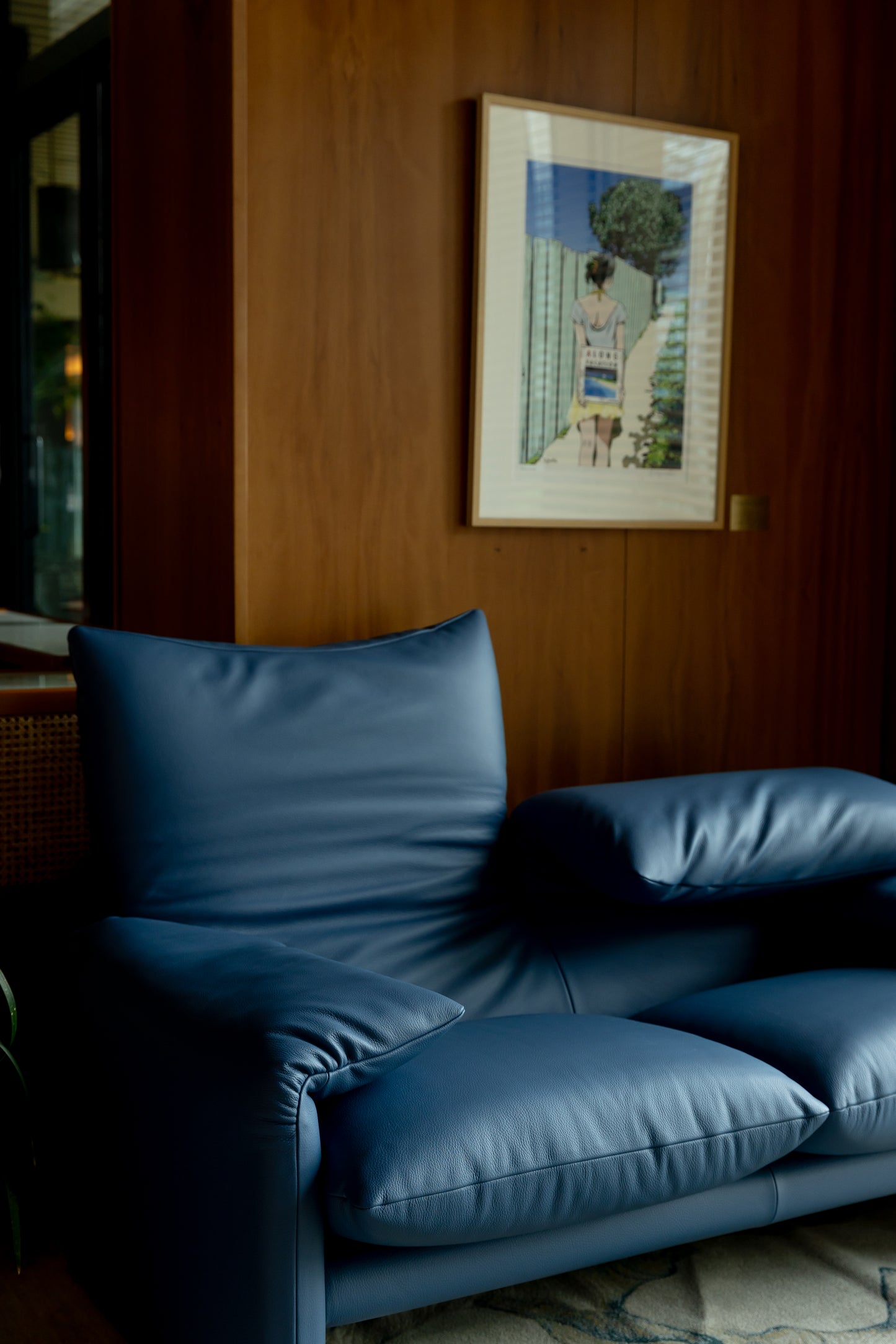 -LEATHER BLUE-  MARALUNGA - CASSINA IXC×BECCIU. LIMITED