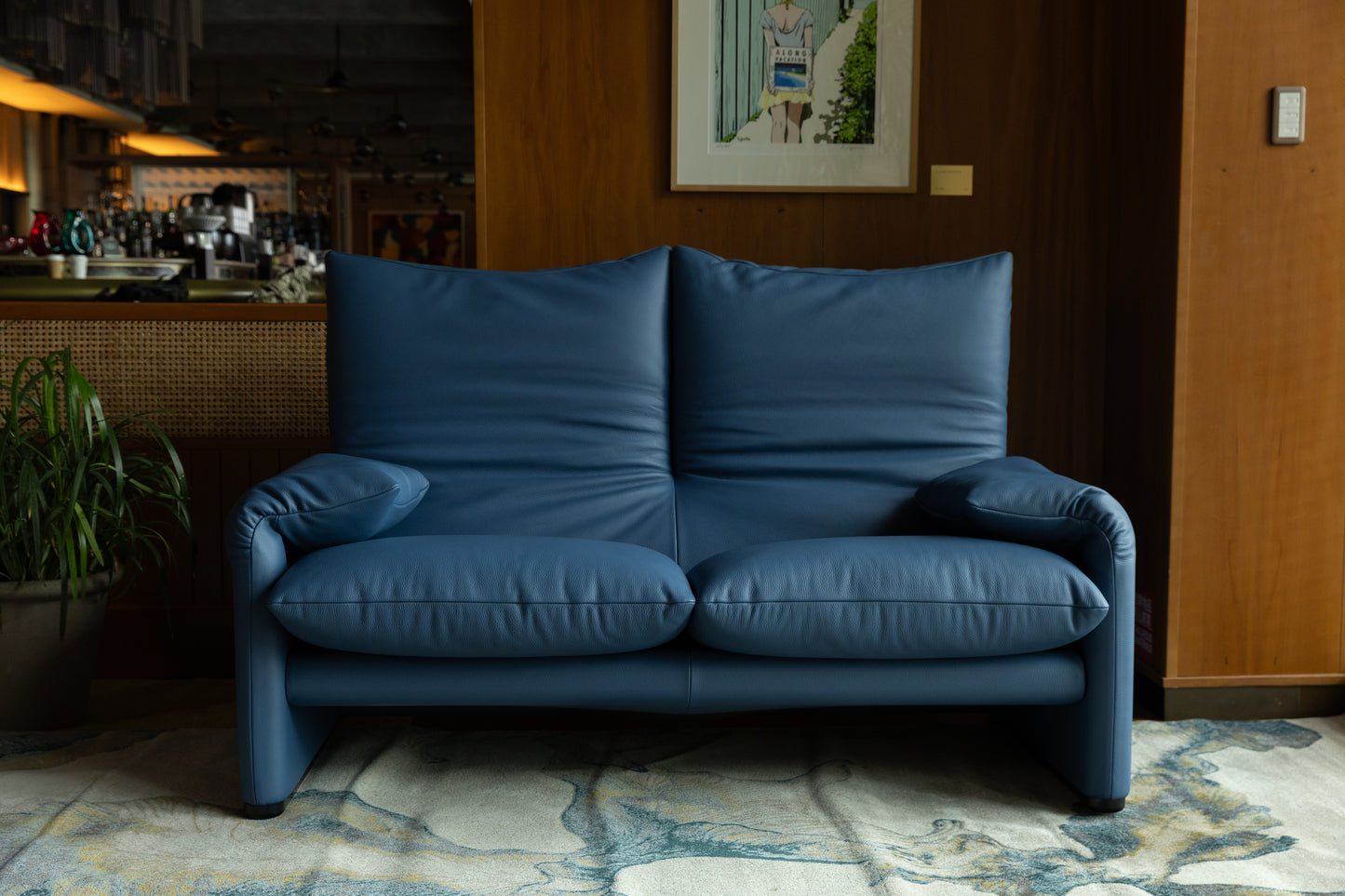 -LEATHER BLUE-  MARALUNGA - CASSINA IXC×BECCIU. LIMITED