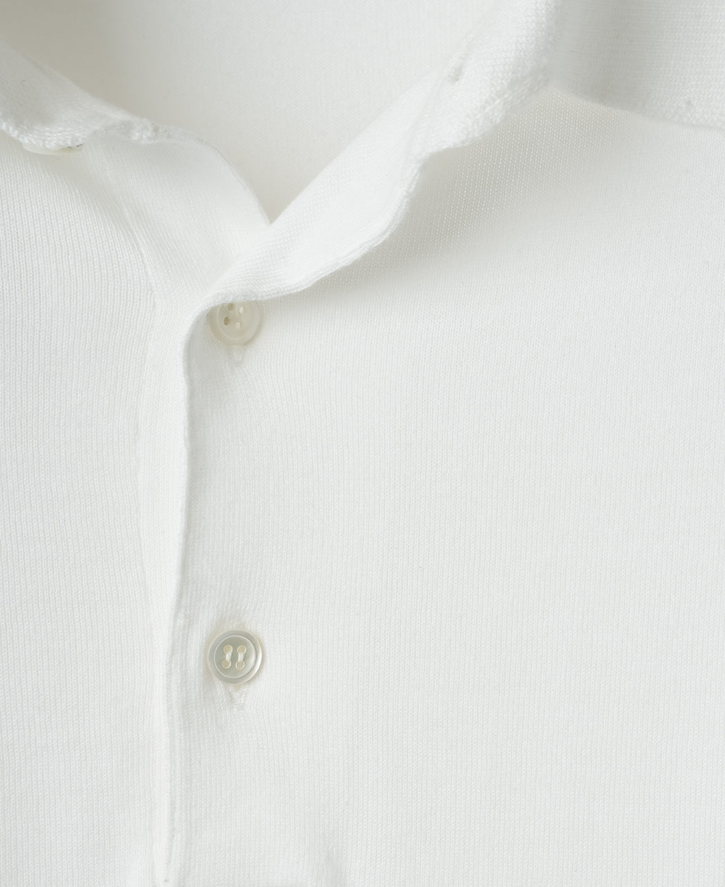 SUVIN長袖ニットポロ キラーストリートエディション-White-