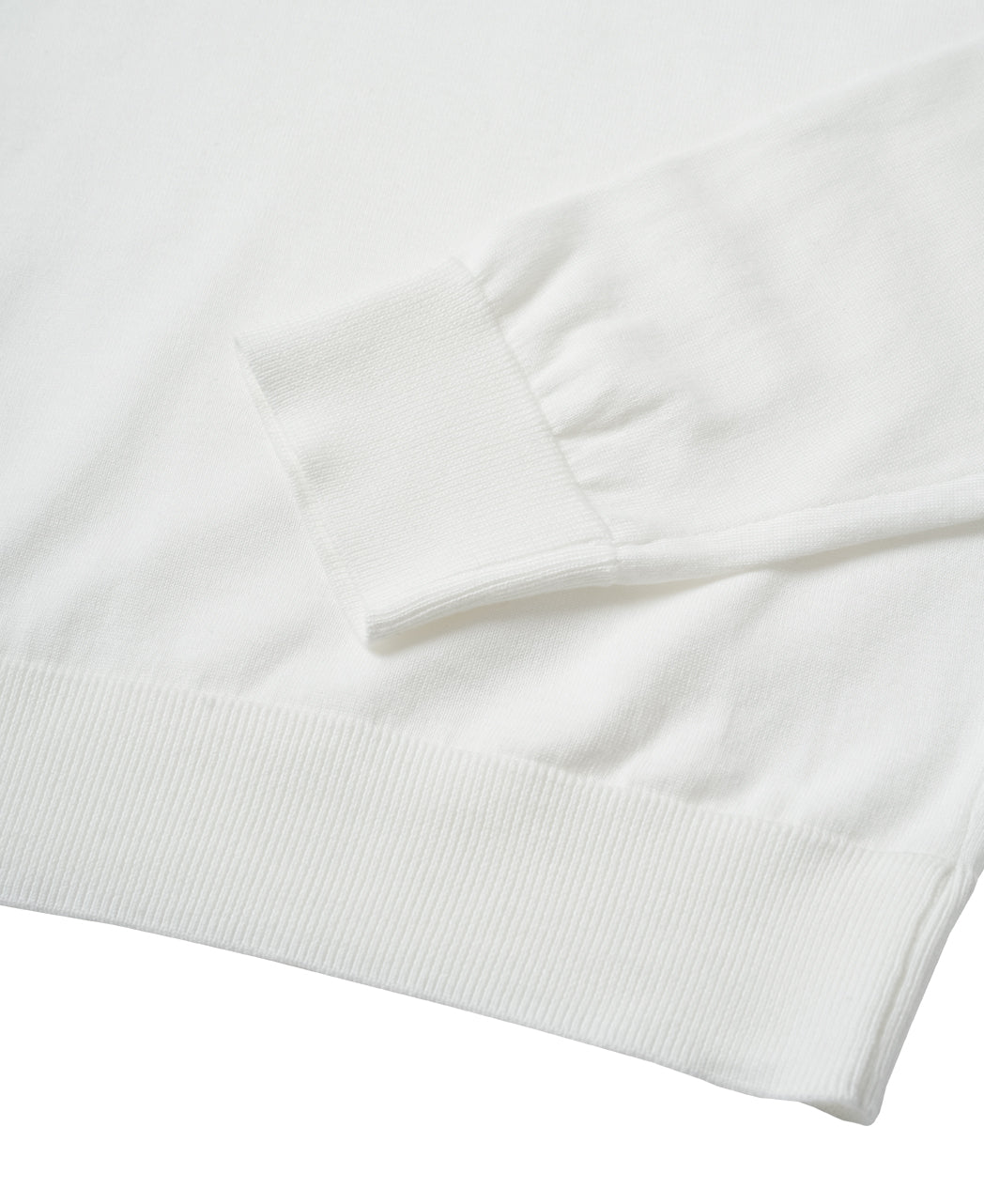 SUVIN長袖ニットポロ キラーストリートエディション-White-