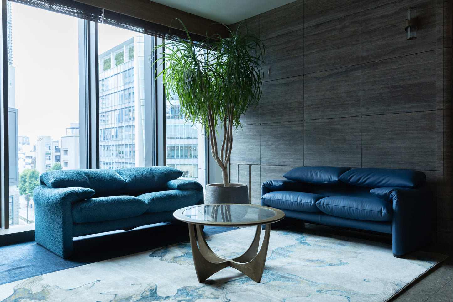 -LEATHER BLUE-  MARALUNGA - CASSINA IXC×BECCIU. LIMITED