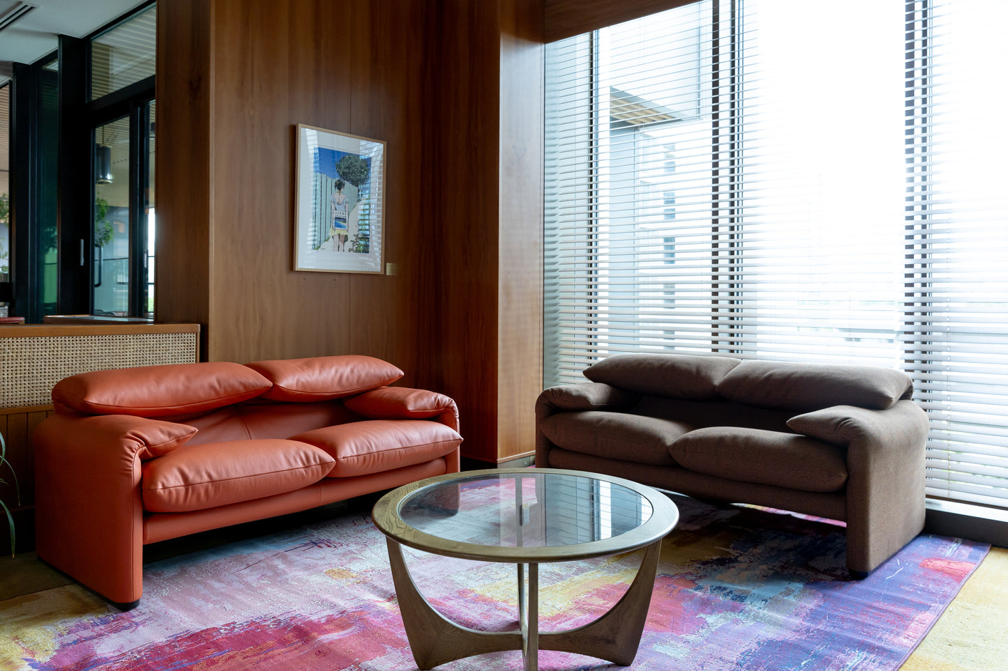 -LEATHER ORANGE-  MARALUNGA - CASSINA IXC×BECCIU. LIMITED