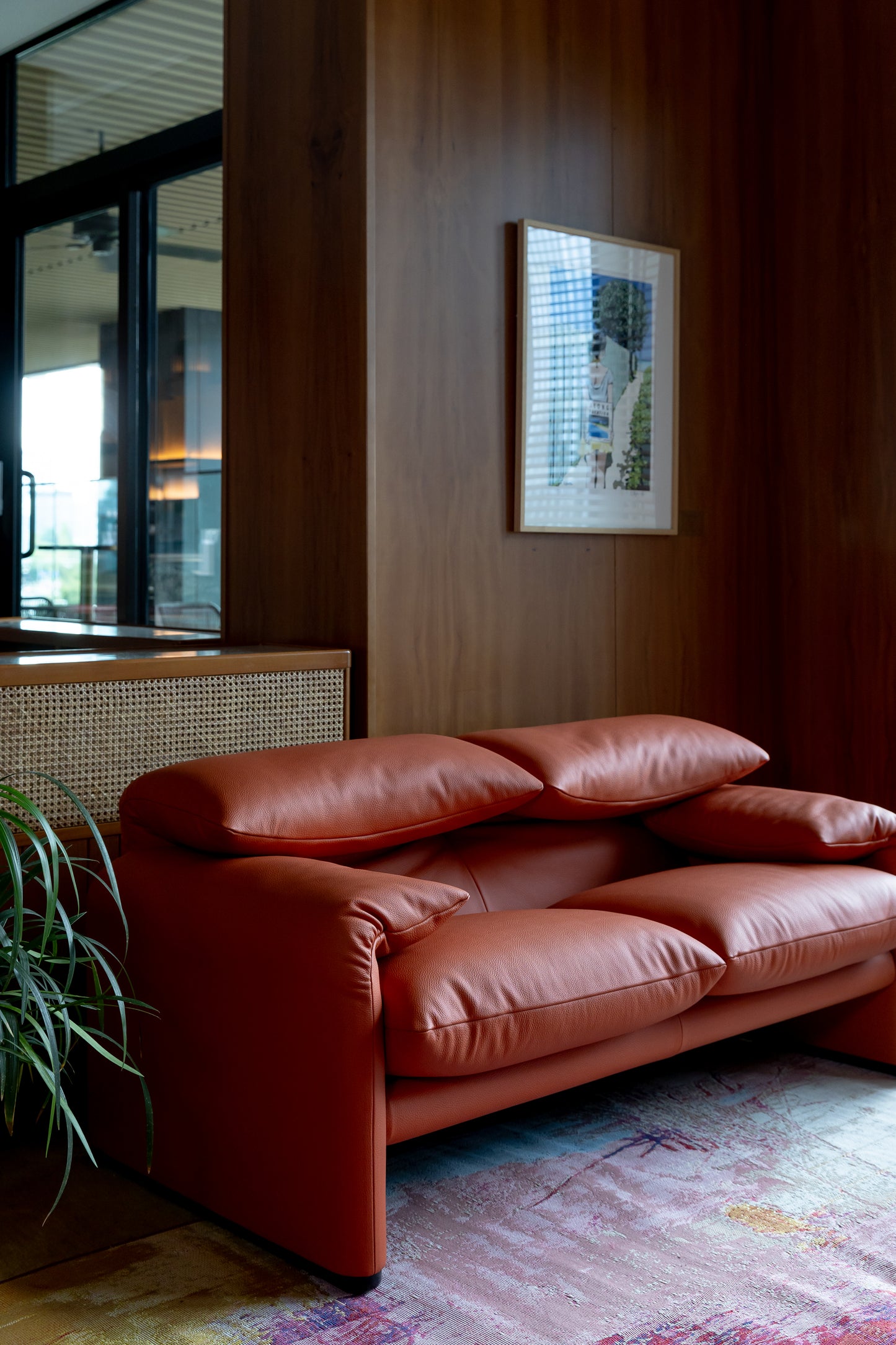 -LEATHER ORANGE-  MARALUNGA - CASSINA IXC×BECCIU. LIMITED