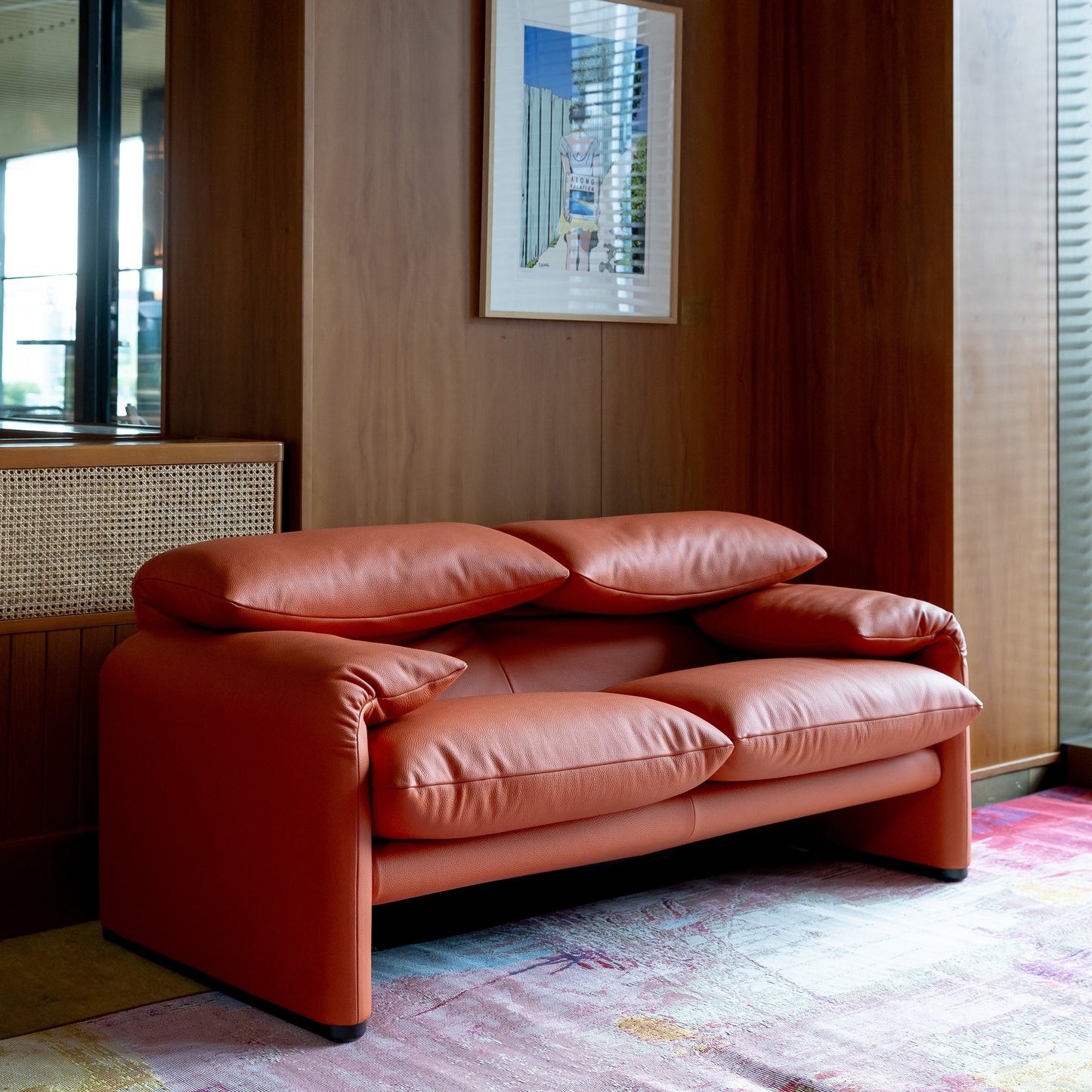 -LEATHER ORANGE-  MARALUNGA - CASSINA IXC×BECCIU. LIMITED