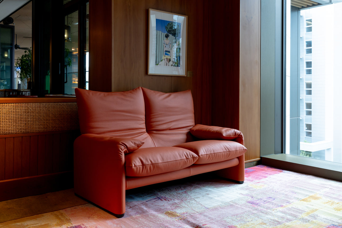 -LEATHER ORANGE-  MARALUNGA - CASSINA IXC×BECCIU. LIMITED